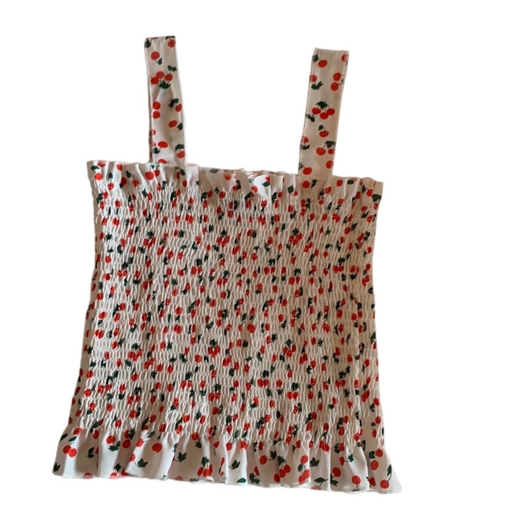 NWOT SHEIN Cherry Crop Top • Size XS